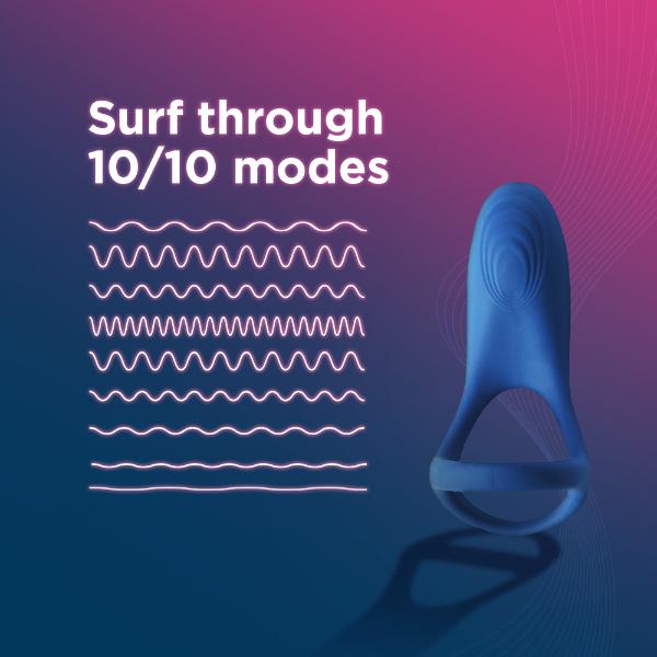 Skore Waves Multi-Mode Chargeable Vibrating Ring 1's - Massagers And Vibrators