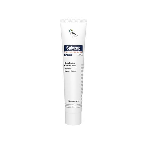 Netmeds | Fixderma Salyzap 2% Salicylic Acid Acne Spot Corrector Gel with 2% Niacinamide Pimple Remover (20ml)