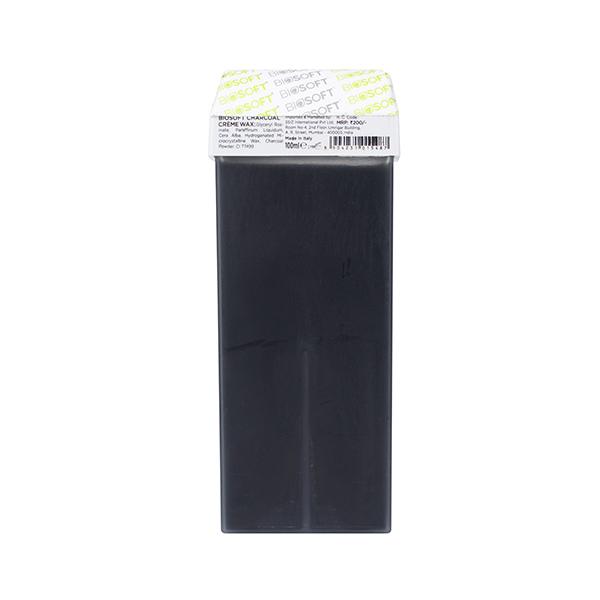 Netmeds | Biosoft Charcoal Cream Wax Refill Roll On Wax 100 ml