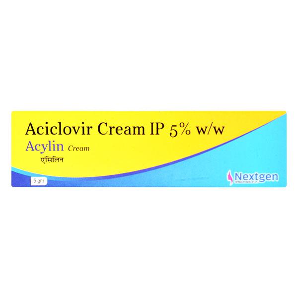 Acylin 5% Cream 5gm - Viral infections-Ant