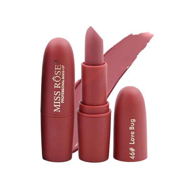 Netmeds | Miss Rose Matte Finish Bullet Lipstick Shade 46 Love Bug 46 3.4 gm
