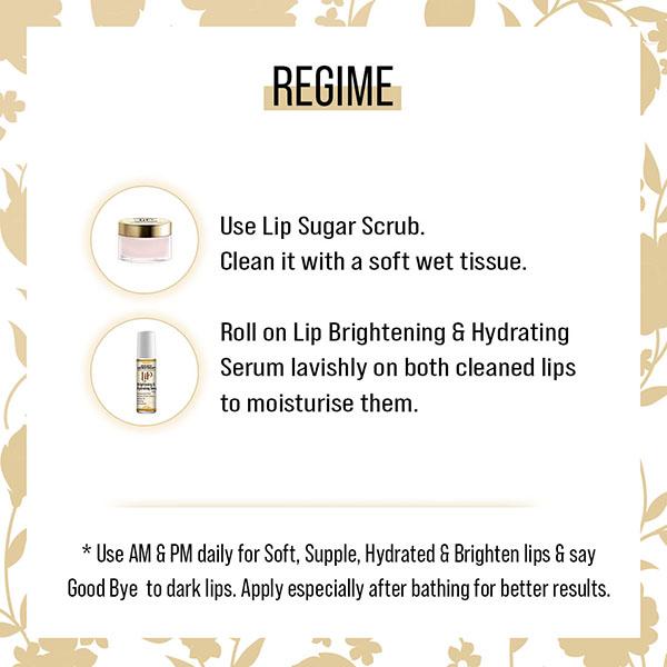 Keya Seth Aromatherapy Lip Brightening and Hydrating Serum with Roll-On with Hyaluronic Acid, Rose Oil 8 ml - Lip Scrubs