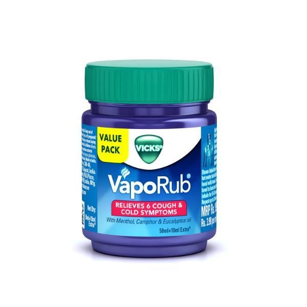 Netmeds | Vicks VapoRub Cough Relief 50 ml + 10 ml Extra
