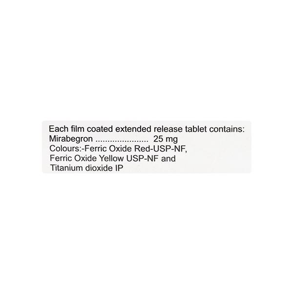 MSN Mirabig 25mg Tablet 10'S - Bladder And Prostate Disorders-Dru