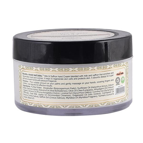 KHADI NATURAL MILK & SAFFRON HAND CREAM 50gm 50 gm - Hand Creams