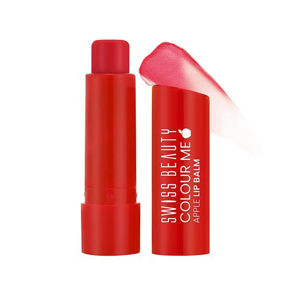 Netmeds | Swiss Beauty Colour Me Lip Balm-Apple Burst 4.5 gm