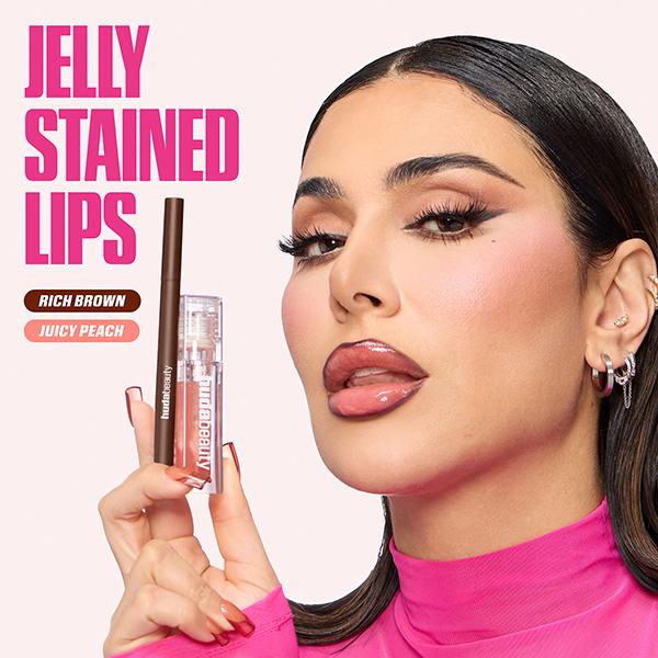 HUDA BEAUTY Lip Contour Stain Cherry Red 1 ml - Lip Stains & Tints