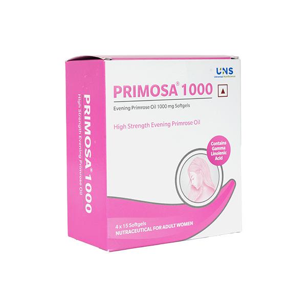 Primosa 1000 mg Capsules 15's - Nutritional Supplements