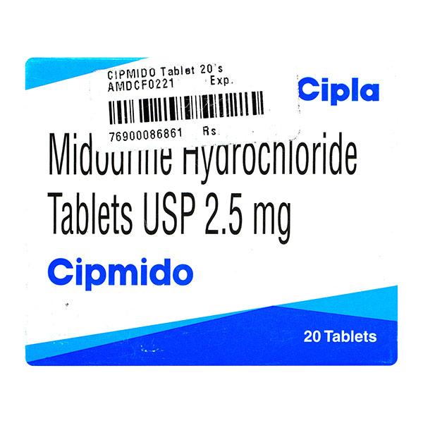 CIPMIDO Tablet 20's - Hypotension-Vas