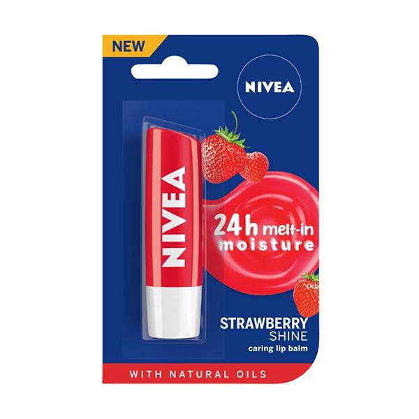 Netmeds | NIVEA LIP CARE STRAWBERRY SHINE 4.8 gm
