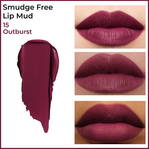Insight Cosmetics Smudge Free Lip Mud - Outburst 3.5 ml - Liquid Lipsticks