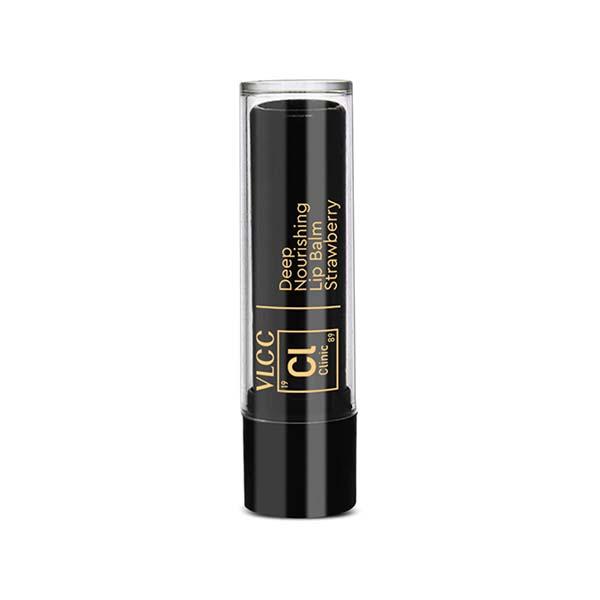 Netmeds | VLCC Clinic Deep Nourishing Lip Balm Strawberry and Rose 4.5 gm