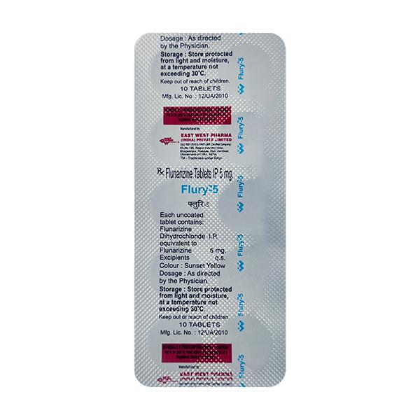 Netmeds | Flury 5mg Tablet 10'S