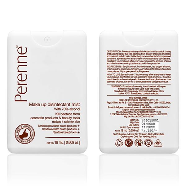 Perenne Makeup Disinfectant Mist 18 ml