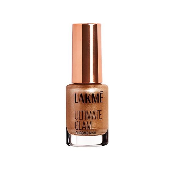 Lakme Ultimate Glam Chrome Nail Bronze 6 ml - Nail Polish