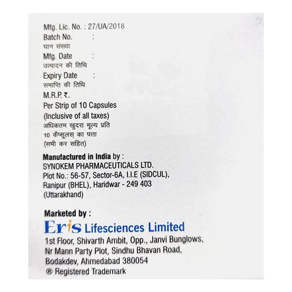 CREVAST A 10/75mg Capsule 10's - High Cholesterol-Dys
