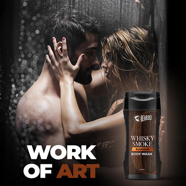 Netmeds | Beardo Whisky Smoke Bourbon Bodywash Bourbon Scented Refreshing and Masculine 200 ml