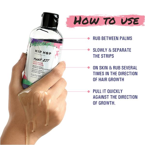 Hiphop Skincare Anti-Acne Body Wash 200 ml - Shower Gels & Body Wash