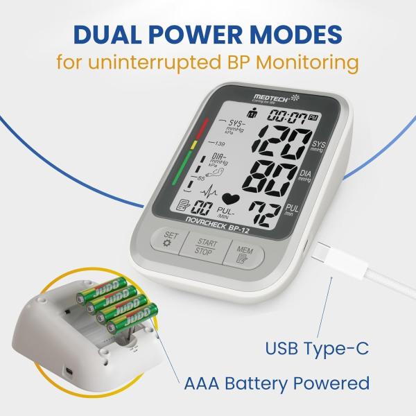 MedTech Fully Automatic Digital BP Monitor - BP12 - Blood Pressure Monitors