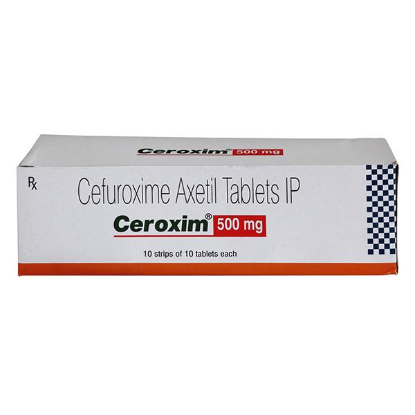 Ceroxim 500mg Tablet 10'S - Bacterial Infections-Cep