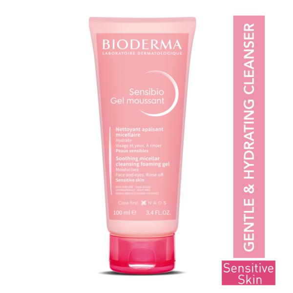 Netmeds | Bioderma Sensibio Gentle Soothing Micellar Cleansing Foaming Gel For Sensitive Skin 100 ml