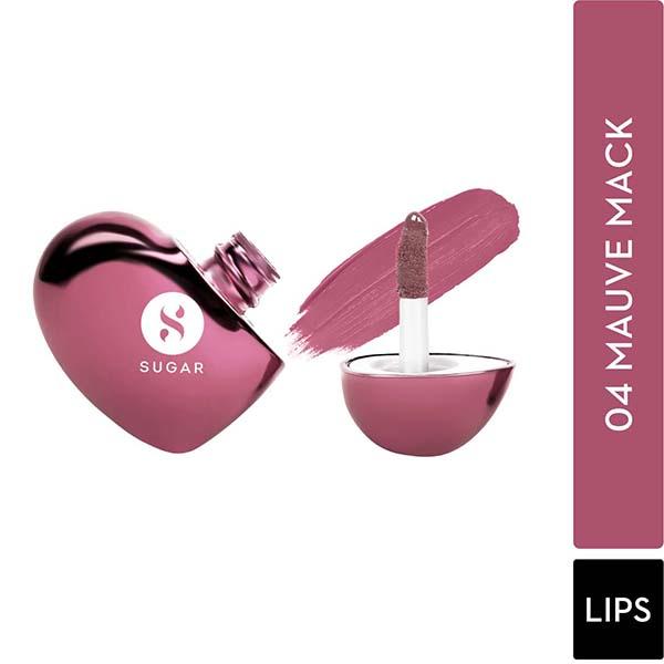 Netmeds | Sugar Cosmetics La La Love 18Hr Liquid Lipstick - 04 Mauve Mack 5 ml