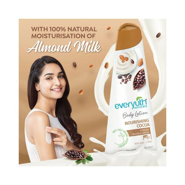 Everyuth Naturals Body Lotion Nourishing Cocoa 200 ml - Lotions & Creams