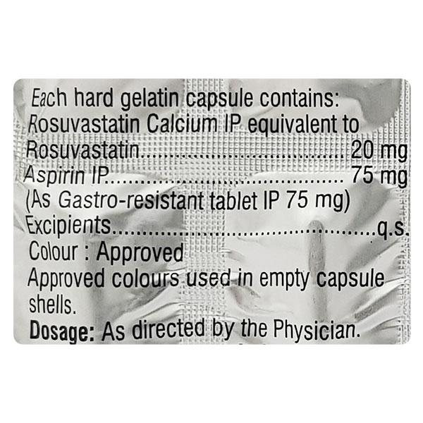ROSUVOTIN ASP 20 Capsule 10's - High Cholesterol-Dys