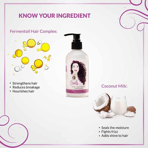 Anveya Curls Ultra - Moisturizing Conditioner 250 ml - Conditioners