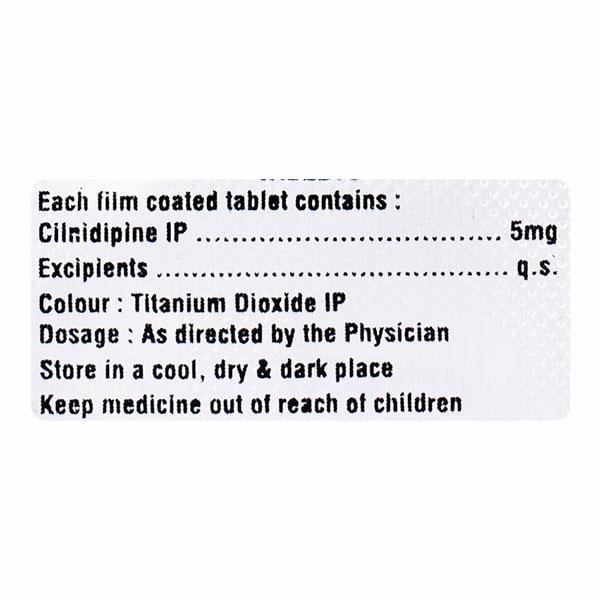 CILAHT 5 Tablet 10's - Hypertension-Cal