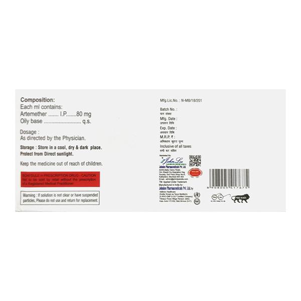 ORTHER 80 Injection 1ml - Malarial