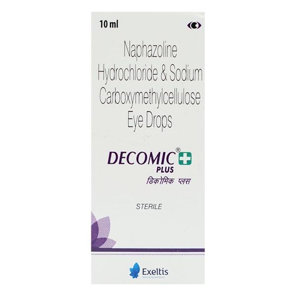 Decomic Plus Eye Drops 10ml - Eye conditions-Oph