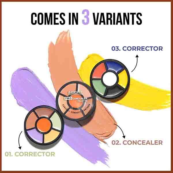 Insight Cosmetics Pro Concealer Palette - Concealer 15 gm - Concealer