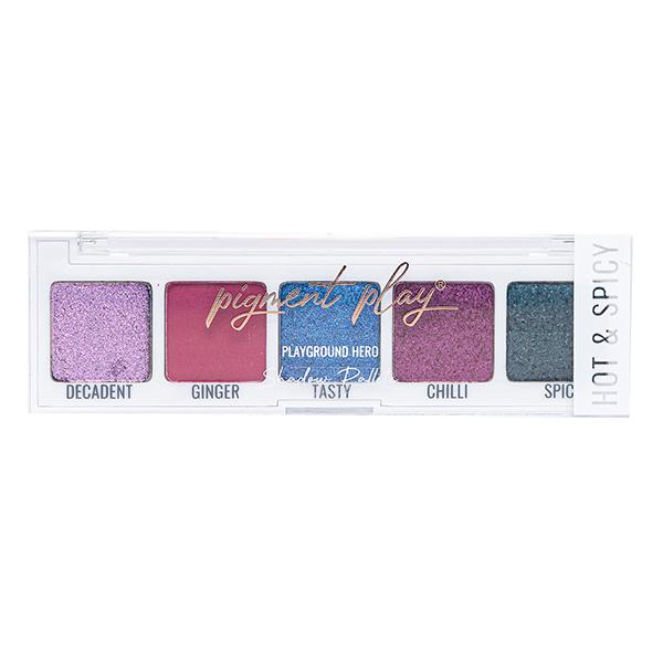 Pigment Play Sugar & Spice Shadow Palette - Hot & Spicy 4.5 gm - Eye Shadow Palettes