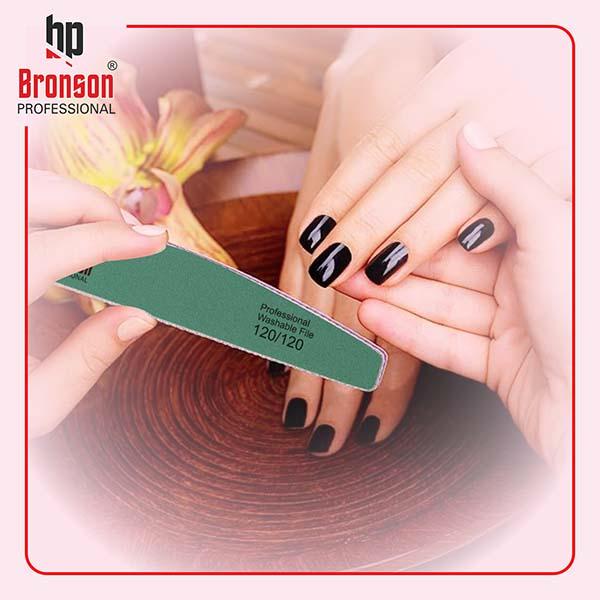 Bronson Professional Nail Filer Buffer Set Double Sided 80/100/120/150/180/220/240 Grit 1's - Nail Care