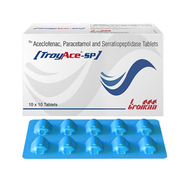 Troyace SP Tablet 10'S - Pain relief-Nsa
