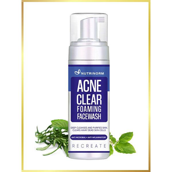Nutrinorm Acne Clear Foaming Face Wash 150 ml - Face Washes