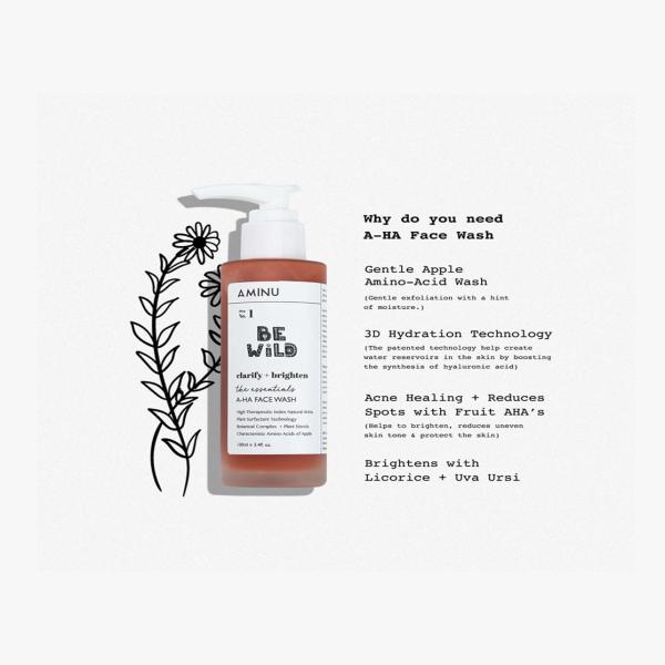 AMINU The essentials - A-HA Face Wash 100 ml - Face Wash & Cleansers