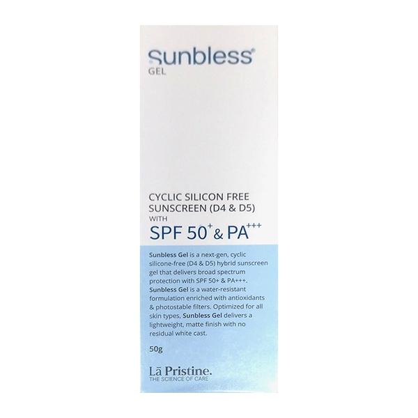 SUNBLESS SPF 50+ & PA+++ CYCLIC SILICON FREE Sunscreen Gel 50g