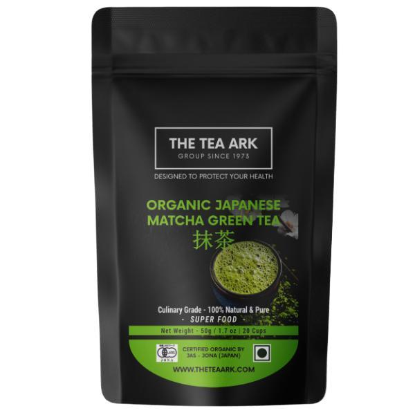 Netmeds | The Tea Ark Organic Japanese Matcha Green Tea Powder 50 gm (Pouch)