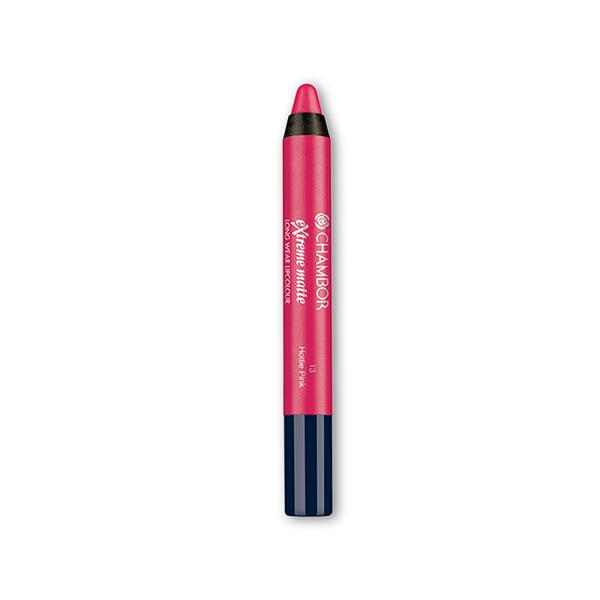 Chambor Extreme Matte Les Meringues Long Wear Lip Colour with Hyaluronic Acid Hottie Pink 13 2.8 g - Lip Crayons