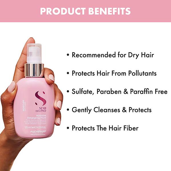 Alfaparf Milano Nutritive Leave-In Conditioner Hair Spray for Dry Hair, Detangles & Softens 125 ml - Hair Sprays & Mists