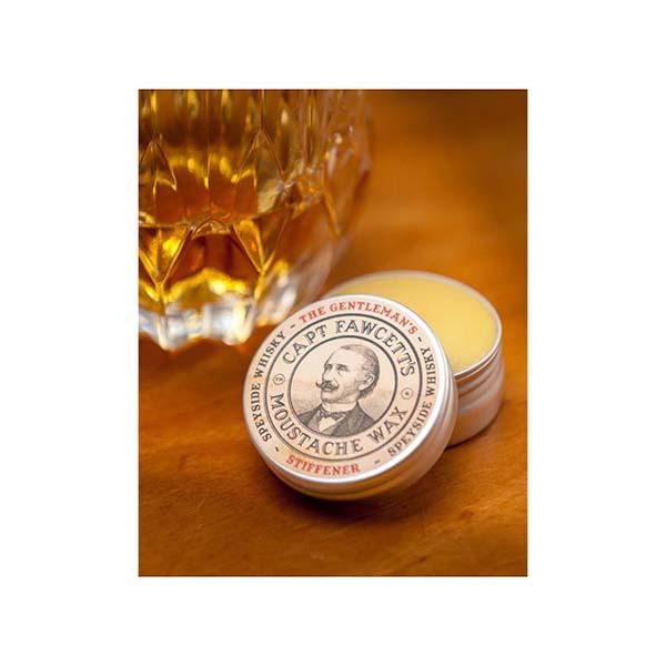 Captain Fawcett Gentleman's Stiffener Malt Whisky Moustache Wax 15 ml - Moustache Wax