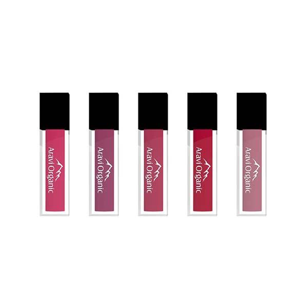 Aravi Organic Long Lasting Ultra Smooth Matte Liquid Lipstick - Signature Smile 7.5 ml - Liquid Lipsticks