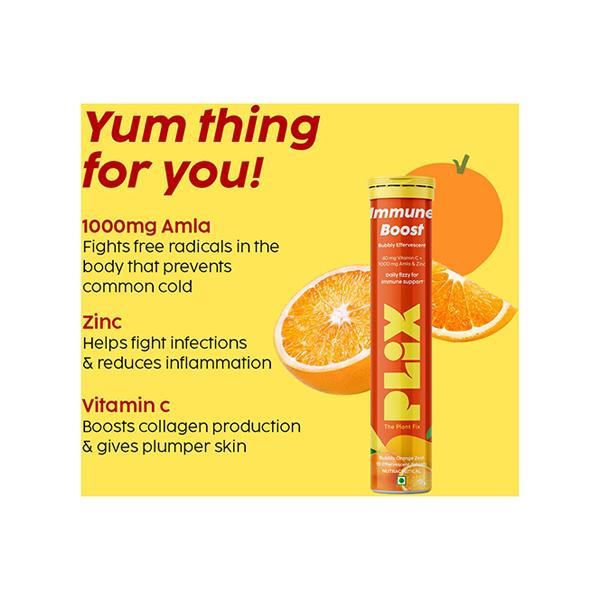 Plix The Plant Fix Pomegranate Peeling Potion And Vitamin C Effervescent Combo 30 ml - Face Gels