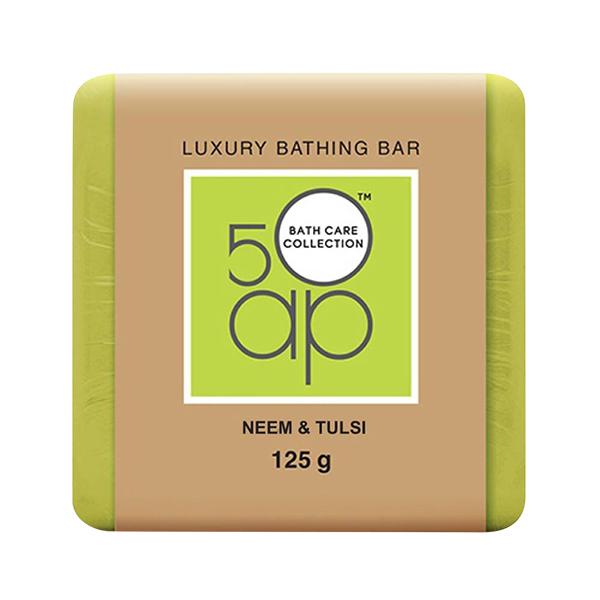 Netmeds | 50 ap Luxury Bathing Bar - Neem & Tulsi 125 gm