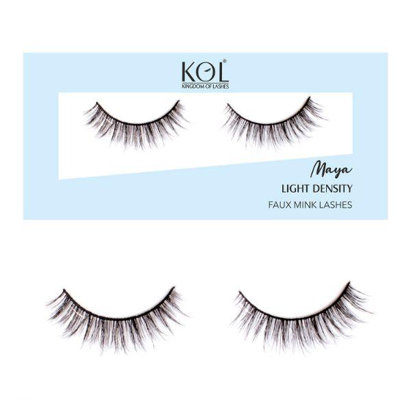 Kingdom Of Lashes - Maya - Faux Mink False Eyelashes 1's - Eyelashes