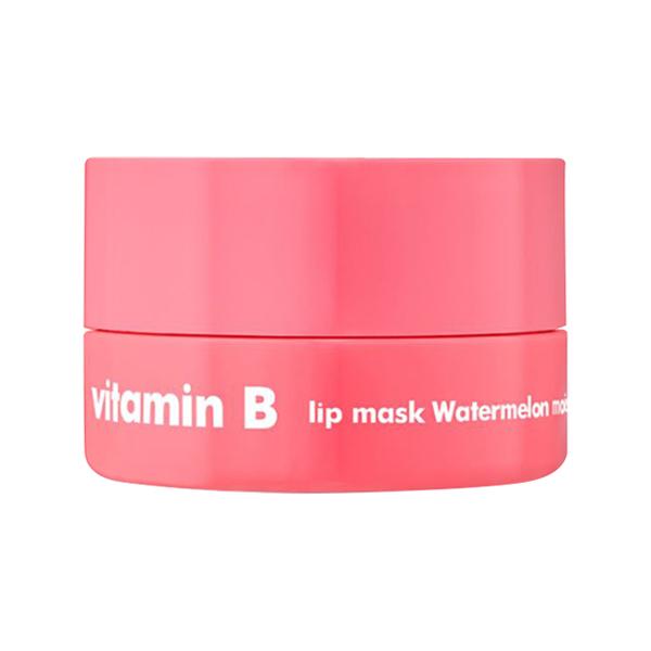 Netmeds | The Face Shop Vitamin B Tinted Overnight Lip Balm with Watermelon, Shea Butter for Soft, Pink Lips 7 gm