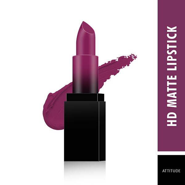 Swiss Beauty HD Matte Lipstick - (Attitude) 3.5 gm - Lipsticks