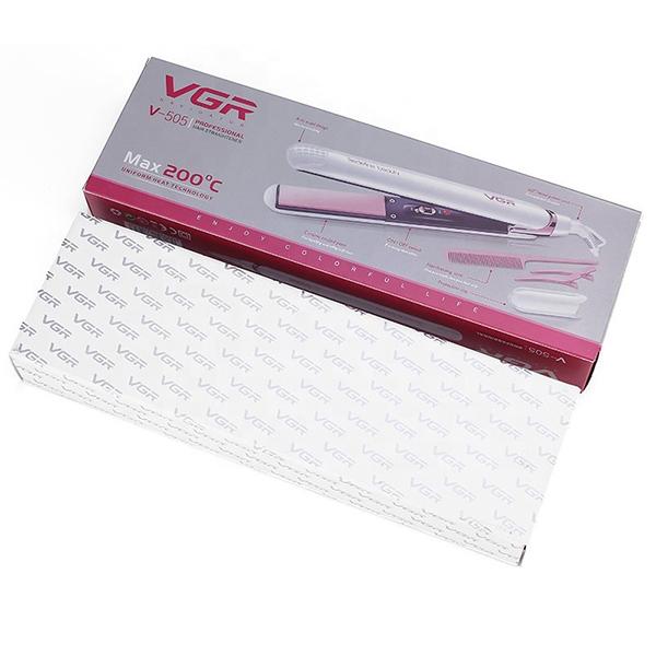 VGR V505 Professional Hair Straightener with Ceramic Coated Plate 1's - Straighteners